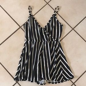 Black & White Romper